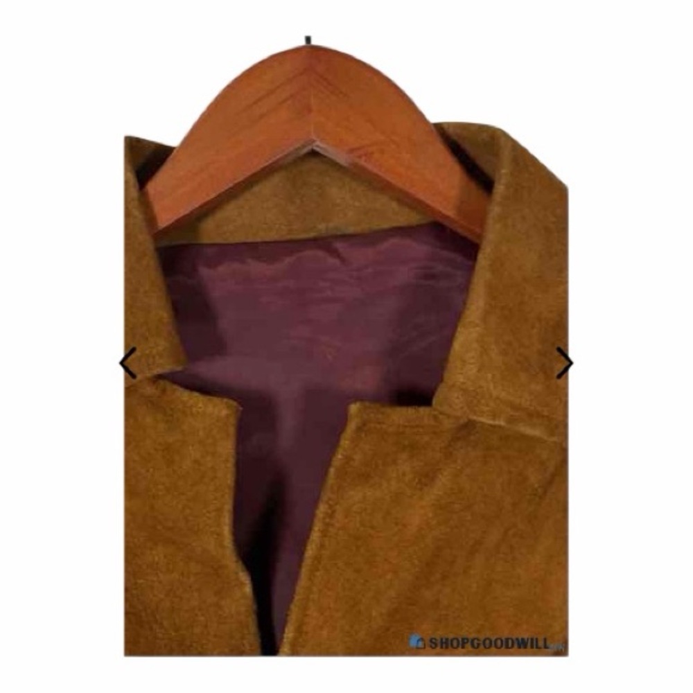 Rare vintage fringe crude doe suede/buckskin jacket 1950’s Western Boho native - Picture 6 of 9